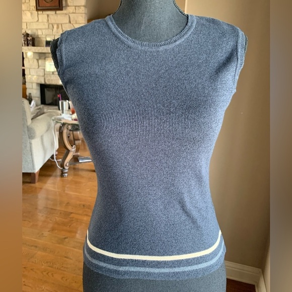 Laurie B. Shades of‎ Gray Striped Cardigan Set - Picture 3 of 14